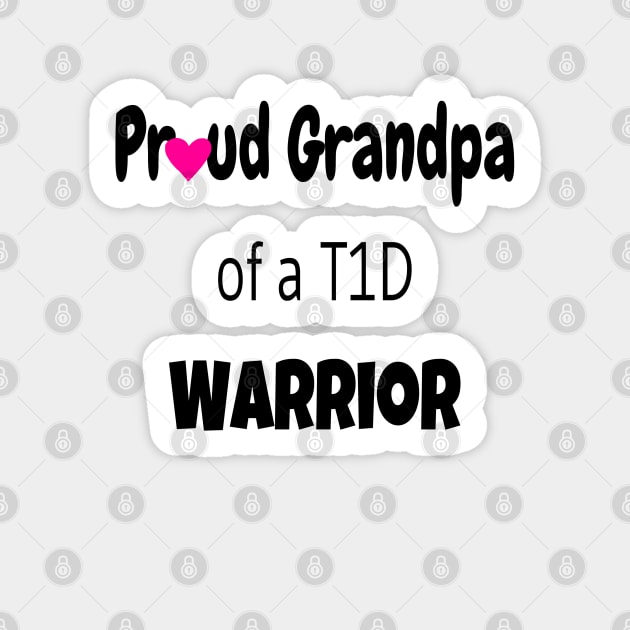 Proud Grandpa Black Text Pink Heart Sticker by CatGirl101